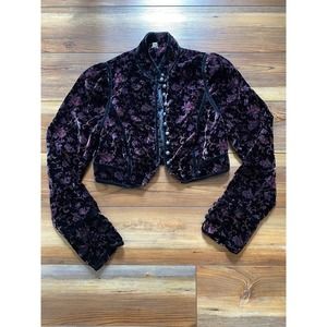 ❌SOLD❌ Free People Tripoli Cropped Velvet Bolero